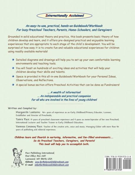 For The Love Of Children: A Guidebook For Early Childhood Education