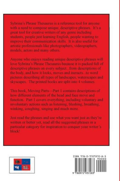 Volume 1 - Sybrina's Phrase Thesaurus - Moving Parts - Part 1
