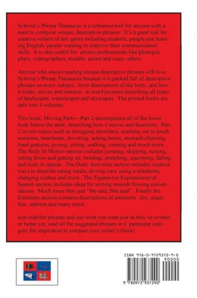 Volume 2 - Sybrina's Phrase Thesaurus - Moving Parts - Part 2