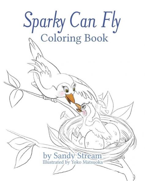 Sparky Can Fly - Coloring Book
