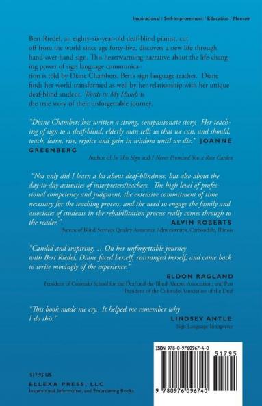 Words in My Hands: A Teacher A Deaf-Blind Man An Unforgettable Journey