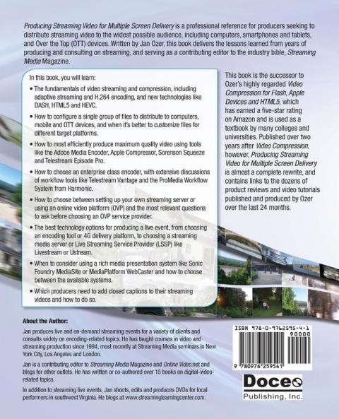 Producing Streaming Video for Multiple Screen Delivery