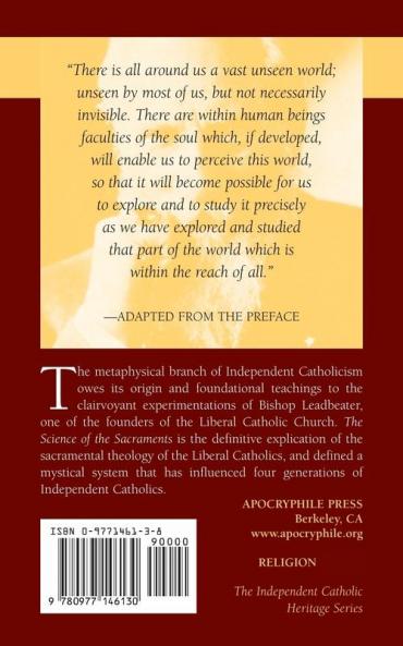 The Science of the Sacraments