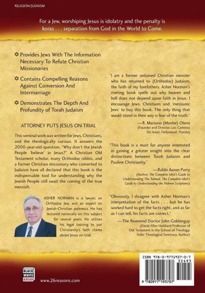 Twenty-Six Reasons Why Jews Don't Believe in Jesus