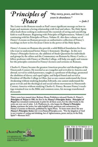 Principles of Peace: Finney's Lessons on Romans: Volume II