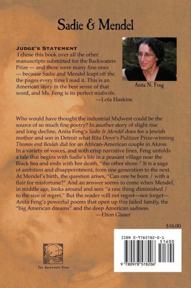 Sadie and Mendel (The Backwaters Prize in Poetry)