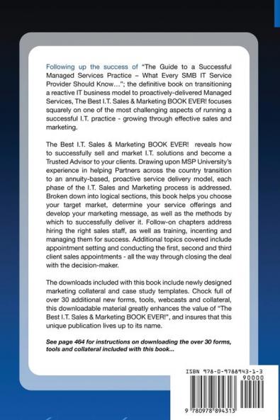 The Best I.T. Sales & Marketing BOOK EVER! - Selling and Marketing Managed Services