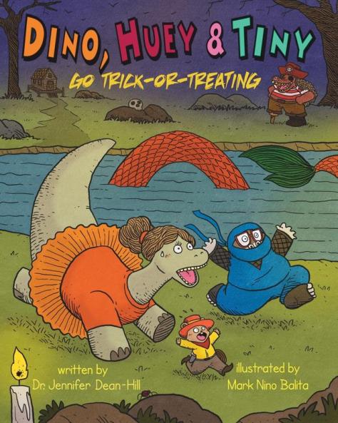 Dino Huey & Tiny Go Trick-or-Treating