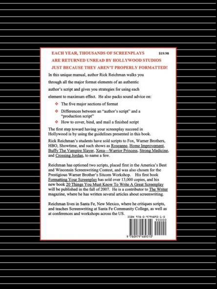 Formatting Your Screenplay