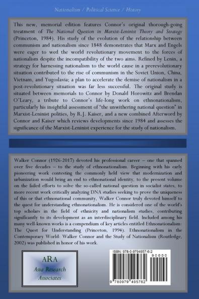 The National Question in Marxist-Leninist Theory and Strategy