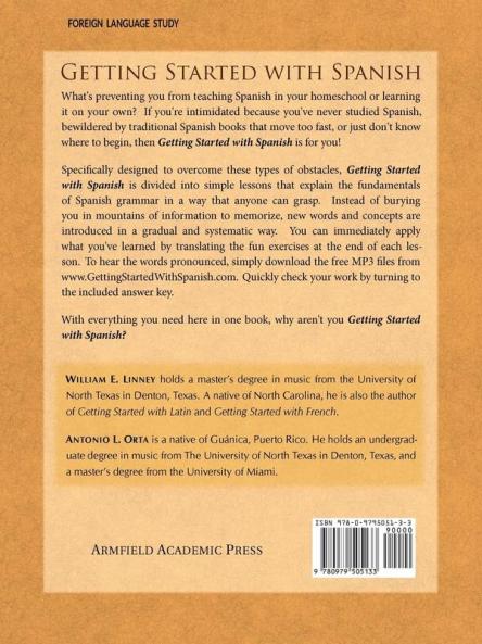 Getting Started with Spanish: Beginning Spanish for Homeschoolers and Self-Taught Students of Any Age