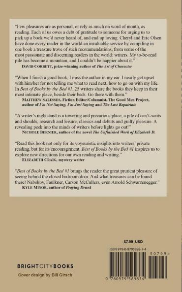 Best of Books by the Bed #1: What Writers Are Reading Before Lights Out