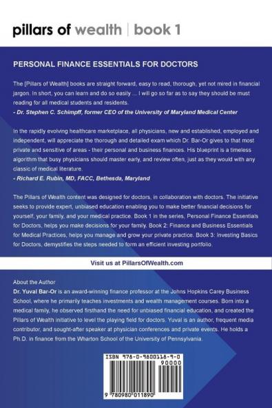 Personal Finance Essentials for Doctors: Pillars of Wealth Book 1