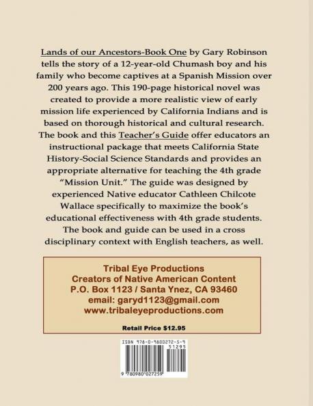 Lands of our Ancestors Teacher's Guide