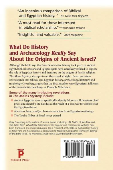 The Moses Mystery: The Egyptian Origins of the Jewish People