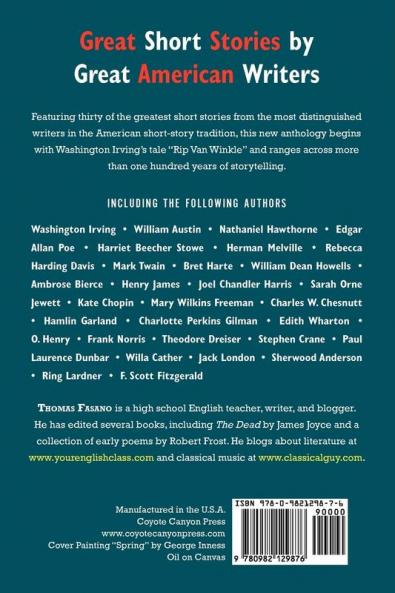 Great Short Stories by Great American Writers