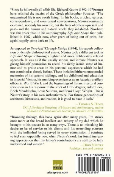Life and Shape: The Autobiography of Richard Neutra