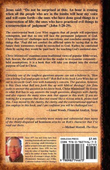 Christ Minimized: A Response to Rob Bell's LOVE WINS