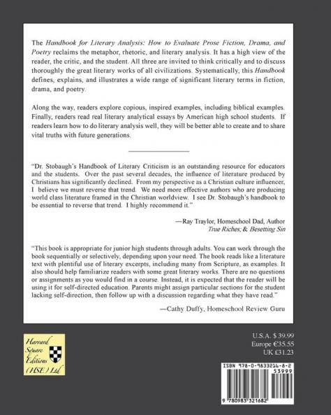 Handbook for Literary Analysis Book II