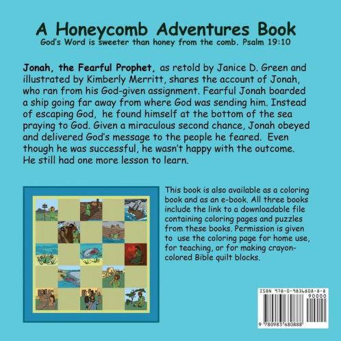 Jonah the Fearful Prophet: 4 (Honeycomb Adventures Book)