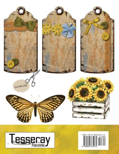 Cut and Collage Summer Sunflowers: An Art Journaling and Mixed Media Paper Play Book