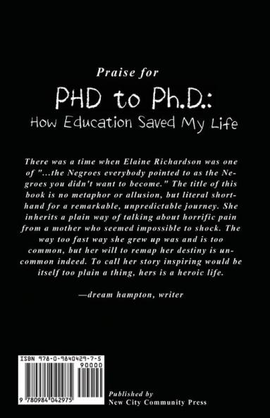 Phd to Ph.d.: Po H# on Dope: How Education Saved My Life