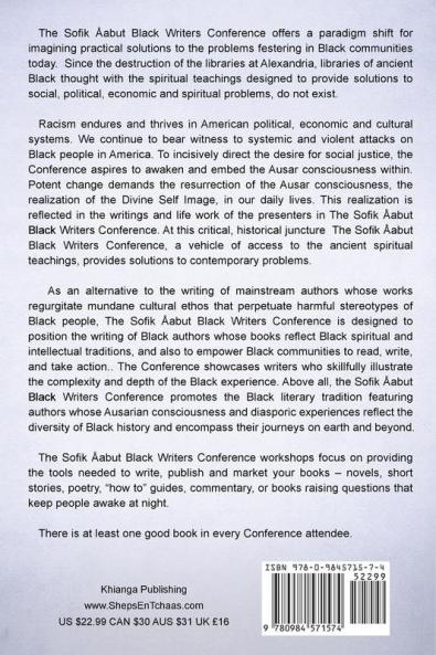 Sofik Aabut Black Writers Conference