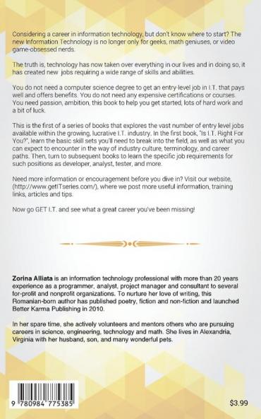 Get I.T.! How to Start a Career in the New Information Technology: How to Start as a Business Analyst