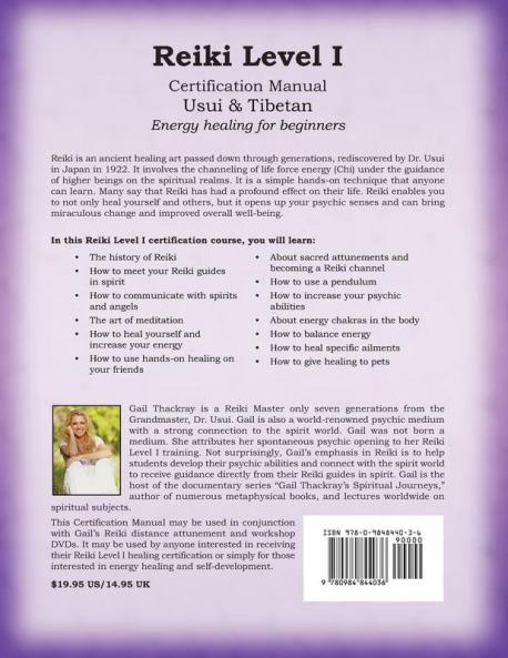 REIKI Usui & Tibetan Level I Certification Manual Energy Healing for Beginners