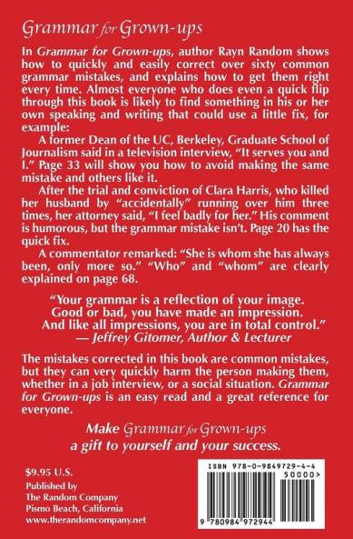 Grammar for Grown-ups
