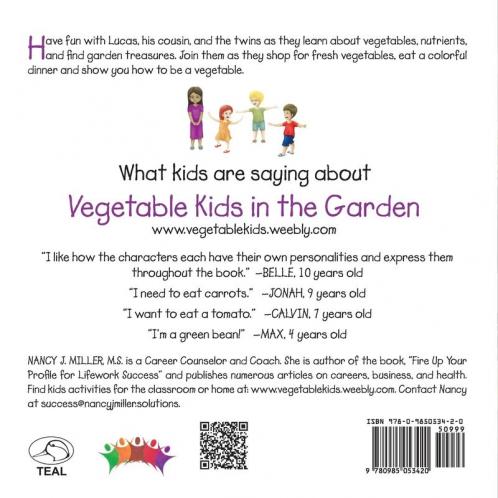 Vegetable Kids in the Garden