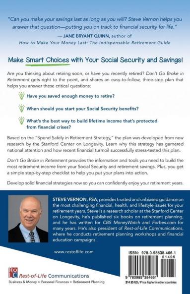 Don't Go Broke in Retirement: A Simple Plan to Build Lifetime Retirement Income