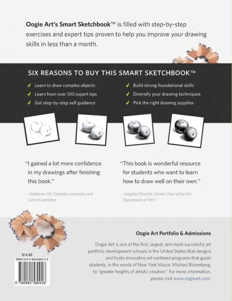 Smart Sketch Book 1: Oogie Art's step-by-step guide to pencil drawing for beginners