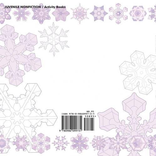 Snowflake for Kids: Real snowflakes for you to color! Based on photos of actual snowflakes.
