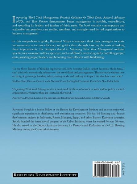 Improving Think Tank Management