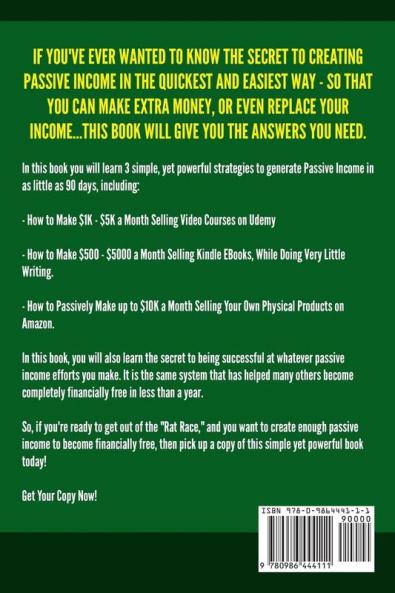 Passive Income in 90 Days