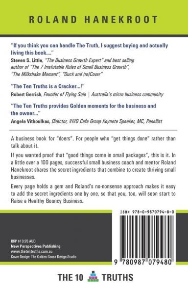 The Ten Truths for Raising a Healthy Bouncy Business