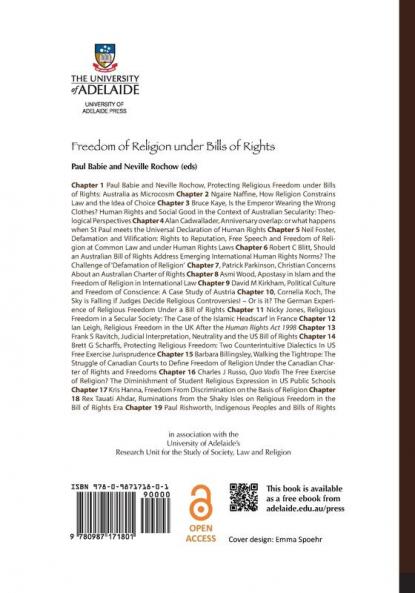 Freedom of Religion under Bills of Rights