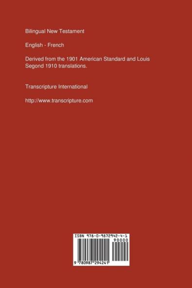 Bilingual New Testament English - French