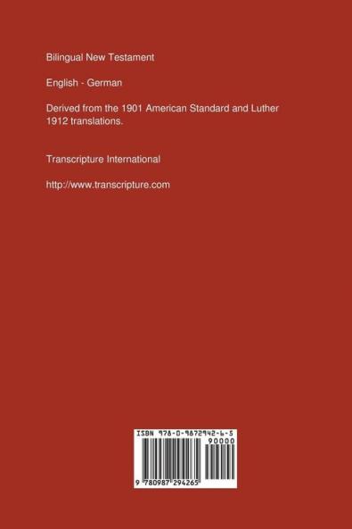 Bilingual New Testament English - German