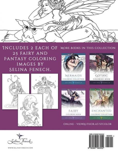 Fairy Art Coloring Book: Fairies and Fantasy: 1 (Fantasy Coloring by Selina)