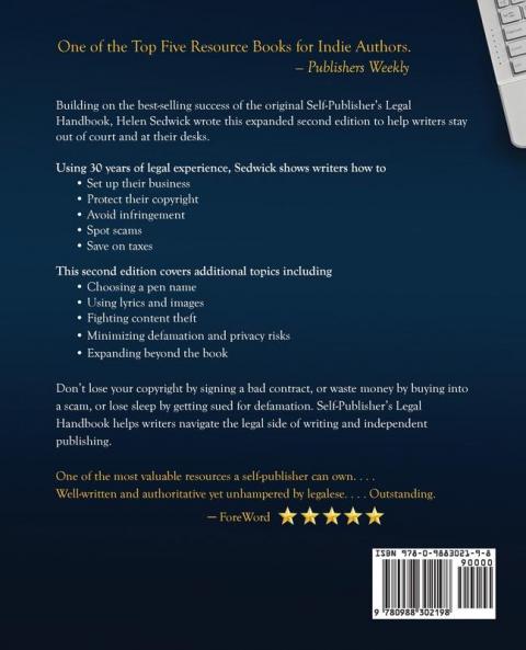 Self-Publisher's Legal Handbook Second Edition: Updated Guide to Protecting Your Rights and Wallet