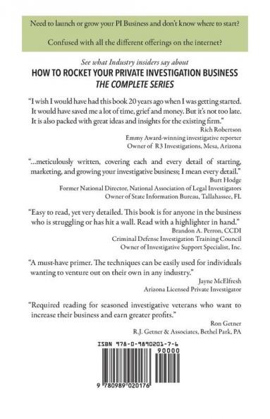 How To Rocket Your Private Investigation Business: The Complete Series