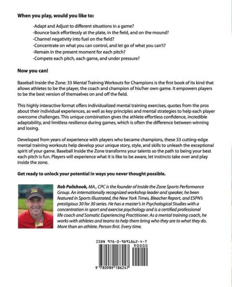 Baseball Inside the Zone: 33 Mental Training Workouts for Champions