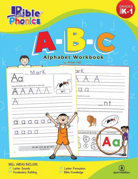 Bible Phonics: A-B-C Alphabet Workbook: 1