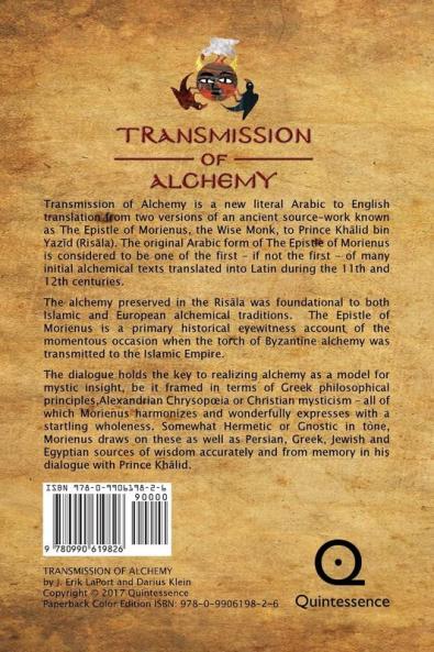 Transmission of Alchemy: The Epistle of Morienus to Khālid bin Yazīd - Paperback Color Edition (978-0990619826): 3 (Quintessence Classical Alchemy)