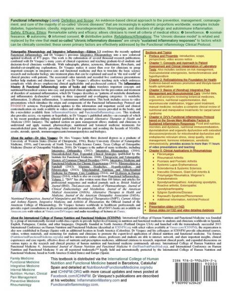 Naturopathic Rheumatology and Integrative Inflammology V3.5: A Colorful Guide Toward Health and Vitality and Away from the Boredom Risks Costs and (Inflammation Mastery & Functional Inflammology)
