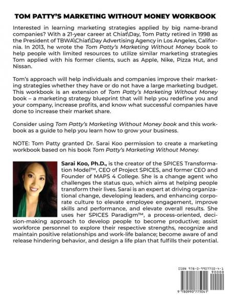 Tom Patty's MARKETING WITHOUT MONEY  WORKBOOK