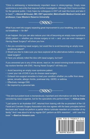Having Nasal Surgery? Don't You Become An Empty Nose Victim!
