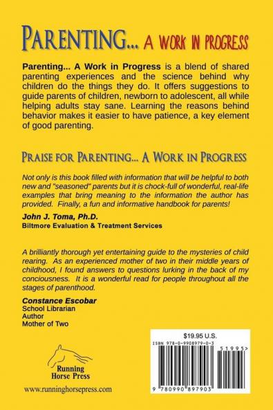 Parenting . . . A Work in Progress